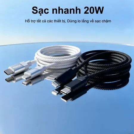 Dây cáp sạc nhanh DOSEN cho phone từ đầu type C sang đầu 20w