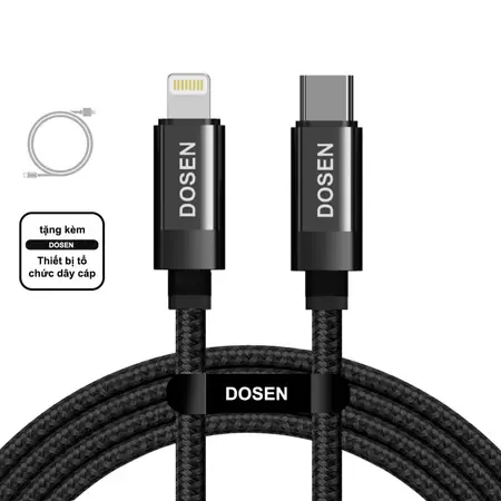 Dây cáp sạc nhanh DOSEN cho phone từ đầu type C sang đầu 20w