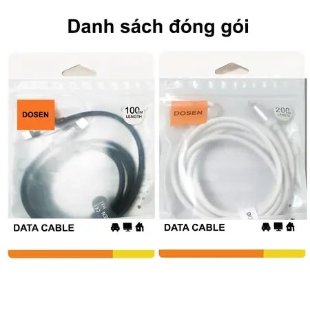 Dây cáp sạc nhanh DOSEN cho phone từ đầu type C sang đầu 20w