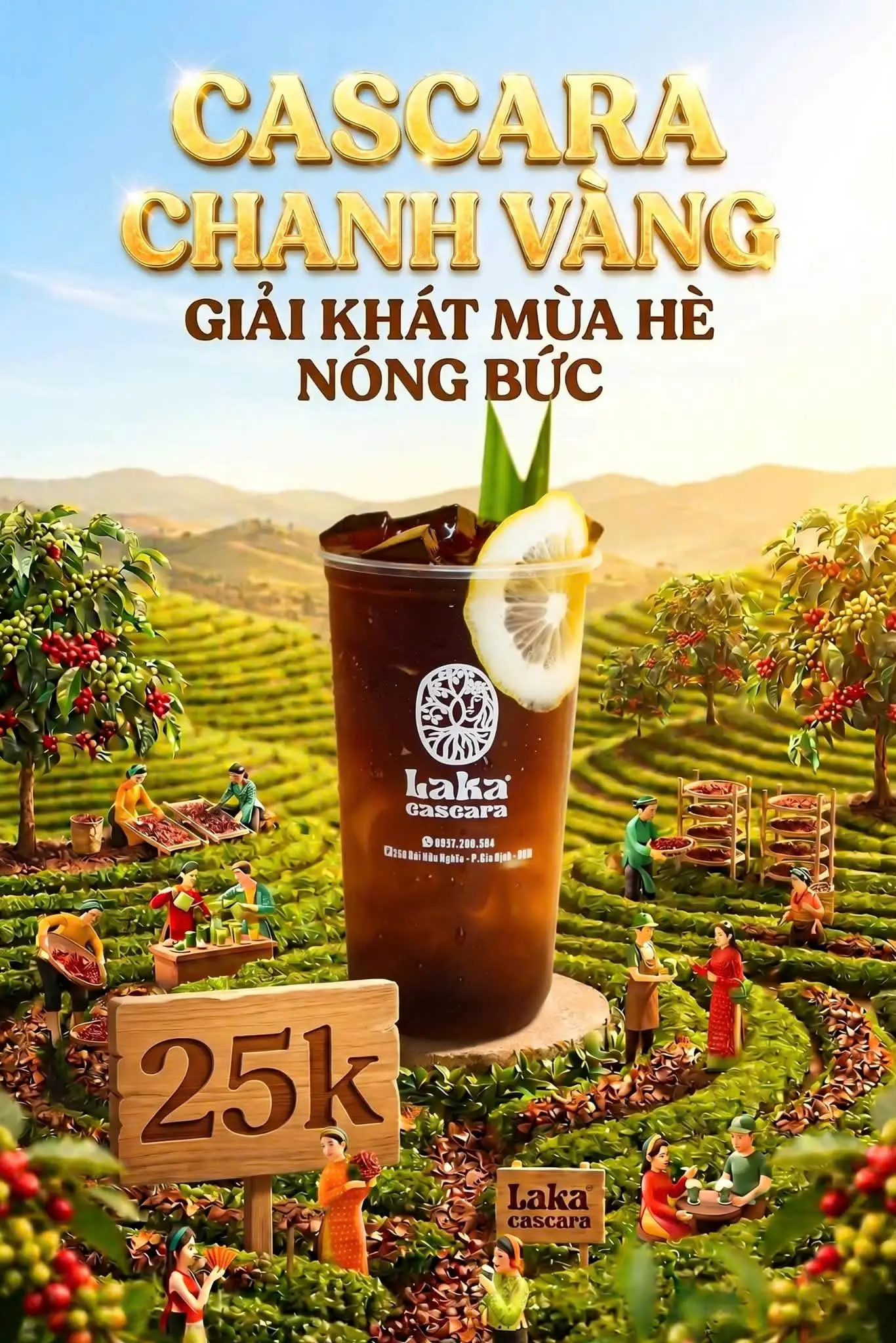 Cascara chanh vàng