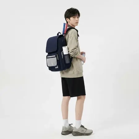 Balo đi học chống nước đựng laptop 15.6 inch M4M GOOD VIBE Backpack BM005, Cặp nữ nam nhiều ngăn