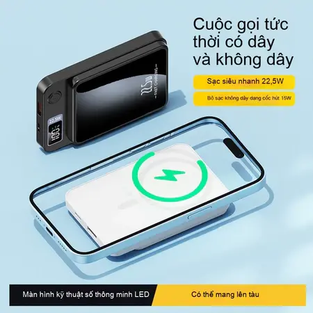 Sạc Dự Phòng Chính Hãng Chống Giả Dung Lượng | 10000mAh Thực Tế | An Toàn Bảo Vệ Đầy Đủ