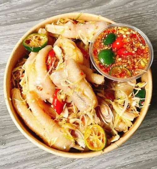 Chân Gà Sả Tắc Giòn Sần Sật Đậm Vị