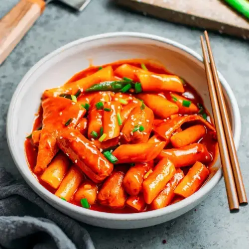 Tokbokki Phô Mai Kéo Sợi Béo Ngậy - Sốt Cay Ngọt Chuẩn Hàn