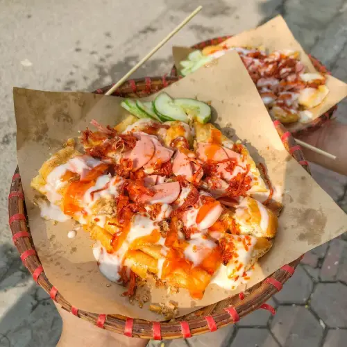 Bánh Mì Nướng Muối Ớt Siêu Topping Giòn Rụm