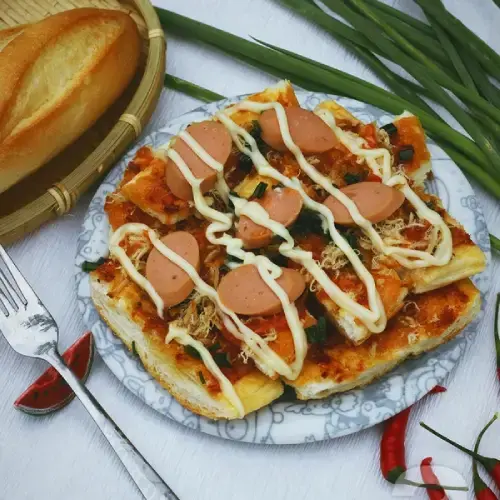 Bánh Mì Nướng Muối Ớt Siêu Topping Giòn Rụm