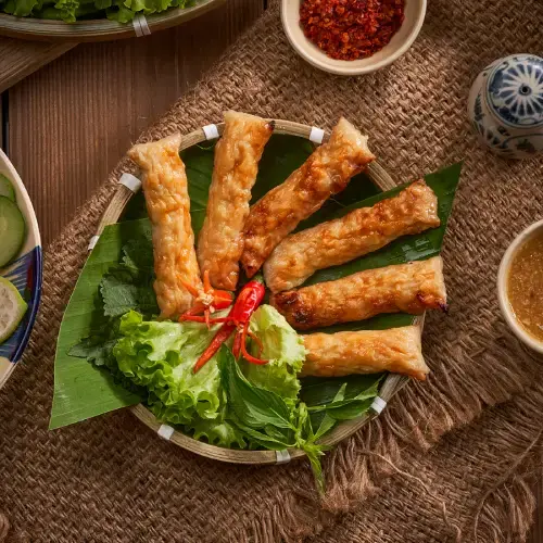 Nem Nướng Mẹt Đặc Biệt (Nhiều Nem + Topping)