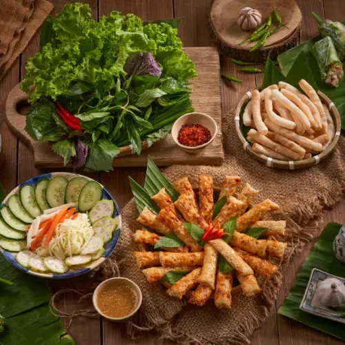 Nem Nướng Mẹt Đặc Biệt (Nhiều Nem + Topping)