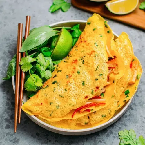 Bánh Xèo Giòn Rụm Đặc Biệt Thập Cẩm (Tôm + Thịt + Mực)