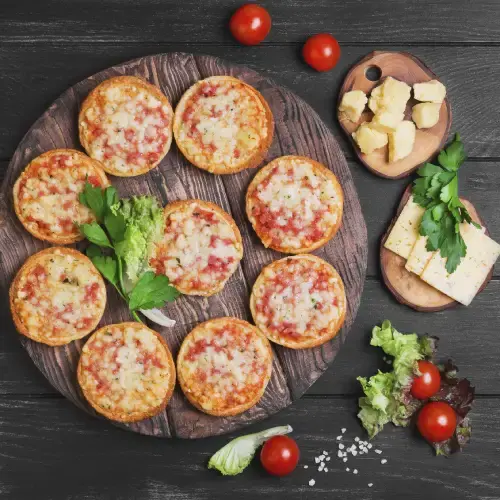 Pizza Mini Thập Cẩm Phủ Phô Mai Béo Ngậy