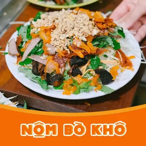 Nộm Bò Khô Đu Đủ Sợi Giòn Sần Sật - Thập Cẩm Siêu Topping
