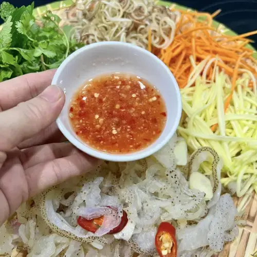 Nộm Sứa Biển Giòn Sần Sật Thanh Mát - Thập Cẩm Sốt Chua Cay Dịu