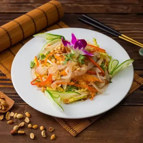 Nộm Sứa Biển Giòn Sần Sật Thanh Mát - Thập Cẩm Sốt Chua Cay Dịu