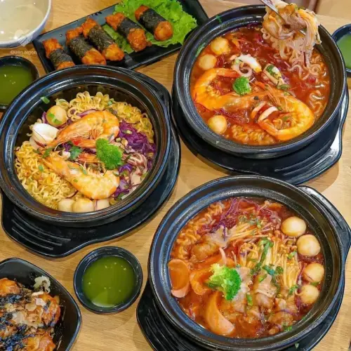Mì Cay 7 Cấp Độ Thập Cẩm Siêu Topping - Hải Sản Sốt Gochujang Đậm Vị