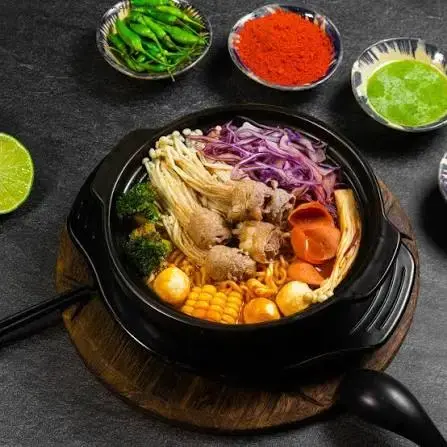 Mì Cay 7 Cấp Độ Thập Cẩm Siêu Topping - Hải Sản Sốt Gochujang Đậm Vị