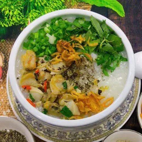 Cháo Hến Hành Phi Thơm Nức Mũi (Nóng Hổi) - Topping Đầy Đặn Xào Sả Ớt