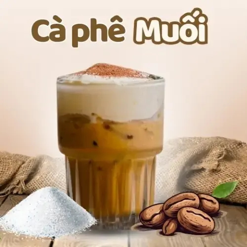 Cà Phê Muối Sốt Kem Mặn Đậm Vị Mộc