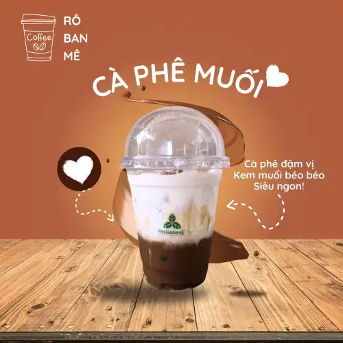 Cà Phê Muối Sốt Kem Mặn Đậm Vị Mộc